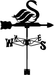 Weather Vane Hedgehog Stainless Steel Weathervane Wind Direction Indicator Farm Scene Wind Vane with Coating Weathercock Measuring Tools
