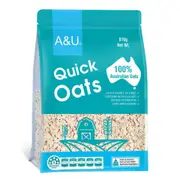 Organic A and U Quick Oats Australian 810g – Fresh, healthy organic delivery | Doorstep Organics