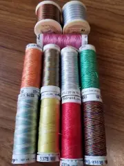 LOT of Mettler/Madeira Ombre Needlework thread Spools - total 11 NEW spools