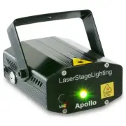 Beamz Apollo Multipoint Laser Effect Red Green Sound Activated