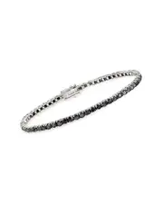 Forever Creations 14K 8.10 ct. tw. Diamond & Gemstone Tennis Bracelet