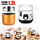 AUS Electric Rice Cooker Portable Mini Cooking 1-2Person with Steamer 1.2L 3 CUP