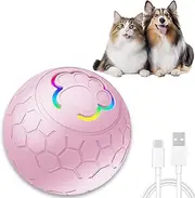 Oiuyamn Interactive Dog Toy Ball,Automatic Moving Dog Toy Ball, Vibrating Ball for Dogs for Small, Medium, Large Dogs