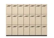 Melamine Three Door Lockers