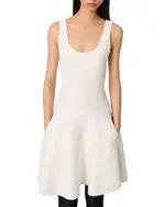 Maje Sequin Embellished Knit Short Dress