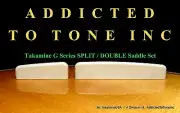 Takamine G Series SPLIT / DOUBLE NON-INTEGRATED Saddle Set - Genuine OEM Part