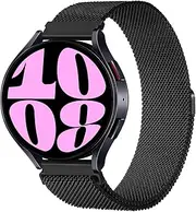 Milanese Bands for Samsung Galaxy Watch 7/FE/6/5/4/3 Band 40mm 44mm 41mm 47mm 43mm 46mm 42mm,20mm Quick Release Watch Band Magnetic Mesh Metal Strap for Amazfit Bip U Pro/GTS/Galaxy Watch Active 2/Active