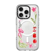 iPhone 16 Pro Clear Case MagSafe Compatible Sweet Apples