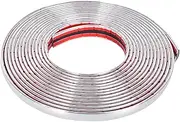 Chrome Trim, 10mm x 5m, Flexible Car DIY Chrome Tape, Car Styling Moulding Strip Trim, Silver Car Van Truck Detail Edging Chrome Protect Sticker, Car Accessories Interior Trim Strips
