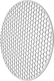 Round BBQ Grilling Mesh Rack High Temperature Resistant Grill Grate for Meat Vegetables Fish and More for Outdoor Cooking and Camping
