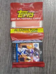 2007 Topps Football Rack Pack Devin Hester All Pro On Top