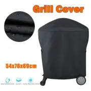210D Waterproof BBQ Cover Barbeque Rolling Cart Grill Cover for Weber Q2000