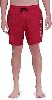 [Spyder] Men's Swim Trunks, Stretch, Quick-Dry, 7-inch Board Shorts, UPF+, Pockets, Compression Brief Liner
