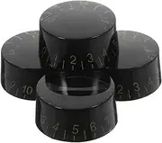 JOINPAYA 4 pcs Electric Guitar Volume Control Knobs Replacement Durable Electric Guitar Knobs for Easy Installation Stylish Design
