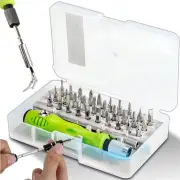 32-in-1 Precision Screwdriver Set Magnetic Bits Chrome Vanadium Steel Ideal for Phones Laptops Cameras Watches Convenien