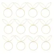 10 Pieces Easter Napkin Rings Napkin Rings for Easter Dining Spring Party