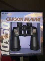 CARSON RAM 10X 50 Porro Prism Binoculars (RM-050) 342ft FOV @ 1000 YDS-NEW!