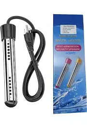 Immersion Water Heater,2000W Submersible Portable Electric Heaters 110-125V AC