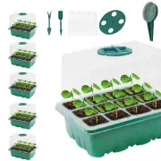 Seed Starter Tray, 5PCS Seed Starter Kit with Humidity Dome, Seedling Starter...