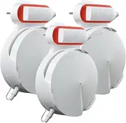 Router Wall Mount Bracket for Deco M5 WiFi Network Storage On The Wall Without Punching Holes Red 3Pcs