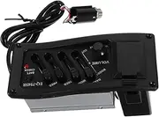 SWOOMEY Eq Pickup Guitar Preamp 4 Bands Volume Control Bass Treble Battery Indicator for Folk Guitars