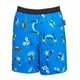 SOLIS 海灘遊俠系列120-150寬鬆印花四角男童內褲(鑽石藍)