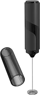 Travel Coffee Frother - Milk Frother Handheld with Cover | Handheld Electric Foam Maker | Rechargeable Whisk Drink Mixer & Foamer | Matcha Whisk for Coffee, Latte, Matcha, Hot Chocolate