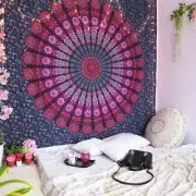 Tapestry Hippie Mandala Wall Hanging Bohemian Bedspread Throw Indian Decor Dorm