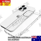 Clear Shockproof Cover Case with Bumper for iPhone 16 15 14 Plus Pro Pro Max