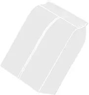 PartyKindom Hanging Clothes Cover Dustproof Garment Protector for Coats and Suits Space-saving Design Vertical Three Storage Bag to Maintain Clothes Integrity Lightweight and Convenient Use
