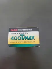 Kodak 400 TMAX Professional ISO 400, 135-36 36 Exp 24x36mm, B&W Negative Expired