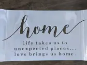 Large Home Wall Stencil Reusable DIY Crafts Home Decor 34" x 19.25"