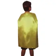 MEDIUM CAPE Kids Childrens Party Costume Vampire Halloween Coat School Team - Ye