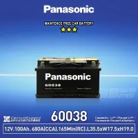 在飛比找Yahoo!奇摩拍賣優惠-『灃郁電池』Panasonic 國際牌汽車電池 免保養 60