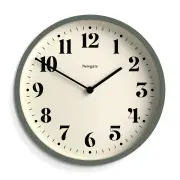 Newgate Number Four Wall Clock Matte Asparagus Green