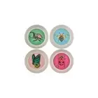 4PK Maxwell & Williams Pete Cromer Melamine Bowls Garden Party - Assorted