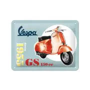 Nostalgic-Art Small Sign Vespa GS 150 Since 1955