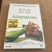 Adaptation DVD Widescreen Nicolas Cage Meryl Streep Chris Cooper 2002