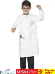 Dentist Lab Coat Bad Teeth Doctor Kids Child Boys Fancy Dress Up Costume