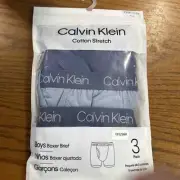 $$$Calvin Klein BOY's (Various) COTTON STRETCH BOXER BRIEF 5133