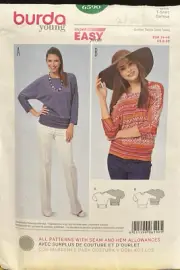 Burda Style Sewing Pattern - 6590 - Tops 8-20