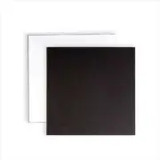 14in Square Masonite Cake Board - Black