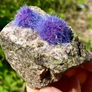 283G Indian dandelion zeolite Quartz Crystal Cluster Mineral Specimen