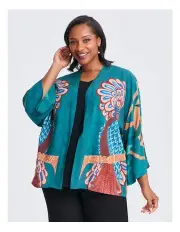[Taking Shape] Natural Paradise Kimono in Print