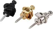 TOGEVAL Pcs Electric Guitar Strap Locks Metal Bass Guitar Strap Blocks for Secure