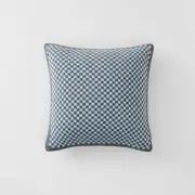 Sheridan Arina Square Cushion in Chambray/Light Blue Material: Cotton/Polyester @Sheridan Rewards