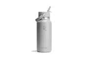 Hydro Flask Hydration Bottle Wide Mouth With Flex Straw Cap 32oz/946ml - Birch