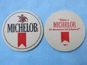Beer COASTER: Michelob ~ Anheuser-Busch Brewing Co ~ It's an Unexpected Pleasure