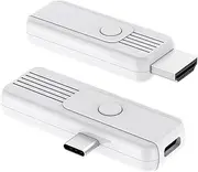 Wireless HDMI Transmitter and Receiver, Upgraded Type-C 3.1 HDMI Wireless Plug & Play 2.4G/5G for Streaming Video and Audio to HDTV, Projector or Monitor from Smartphone, Tablet or Laptop