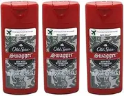Old Spice Swagger Red Zone Body Wash Travel Size 3 Oz (Pack Of 3)